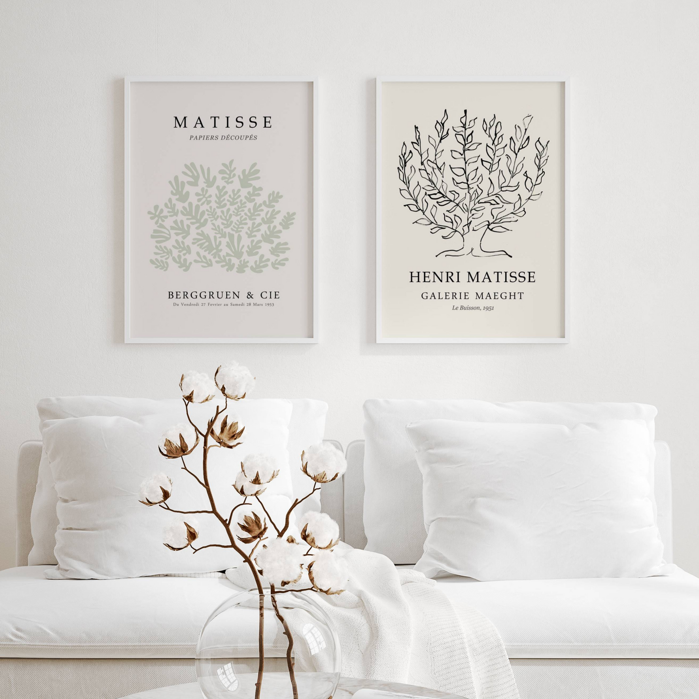 Matisse Neutral I Set of 2 | Gallery Wall