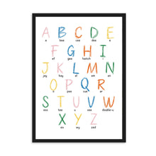 Load image into Gallery viewer, Alphabet Chart | Framed Print
