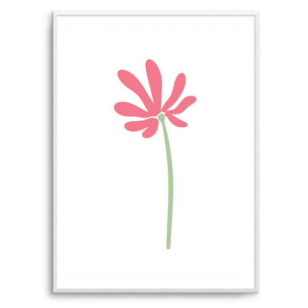 Boho Flower Stem I | Art Print
