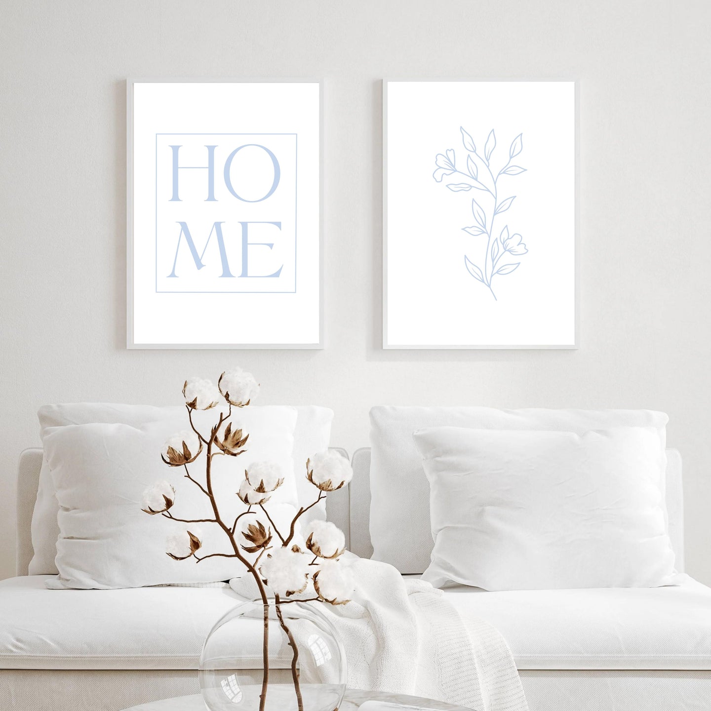 Matisse Home Blue & White Set of 2 | Gallery Wall