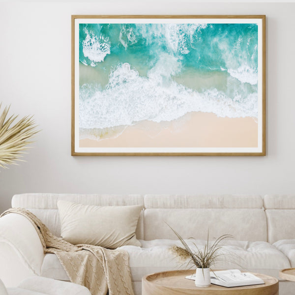 Beach Ocean Landscape I | Art Print