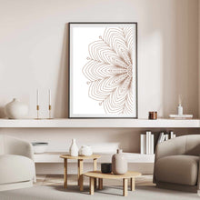 Load image into Gallery viewer, Mandala White | Framed Print
