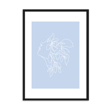 Load image into Gallery viewer, Matisse Flower Head Blue | Framed Print

