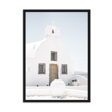 Load image into Gallery viewer, Greece White Church | Framed Print
