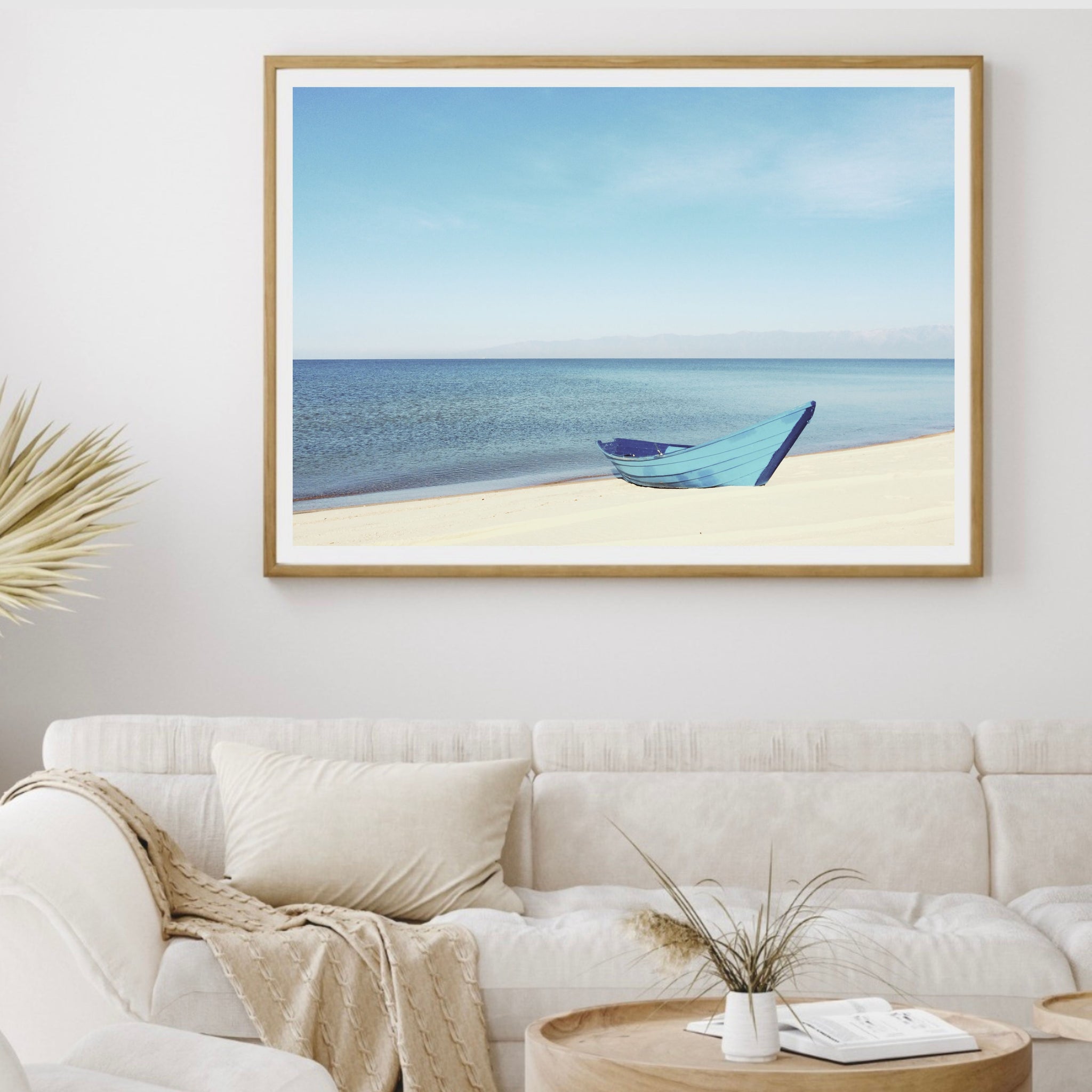 Peaceful Dingy Landscape | Art Print – Soul Studio