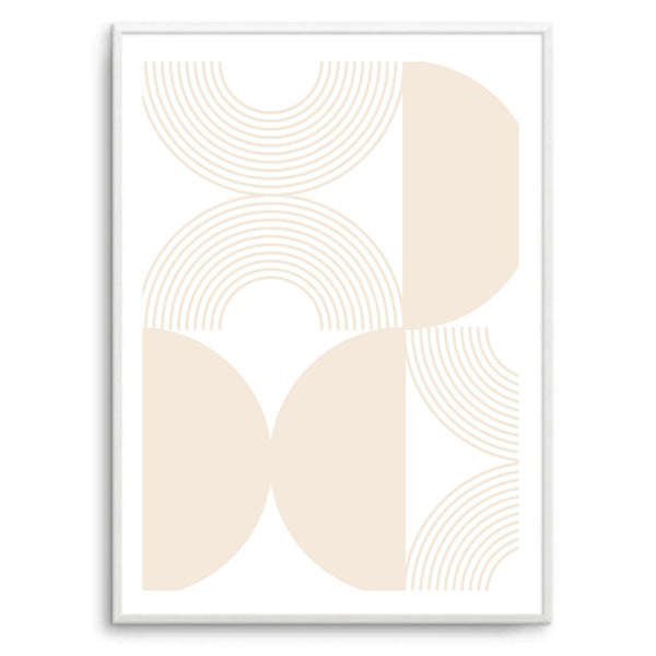Boho Abstract Nude II | Art Print