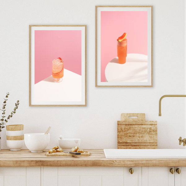 Summer Cocktail I Set of 2 | Gallery Wall