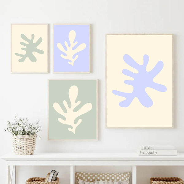 Matisse Multicoloured Set of 4 | Gallery Wall