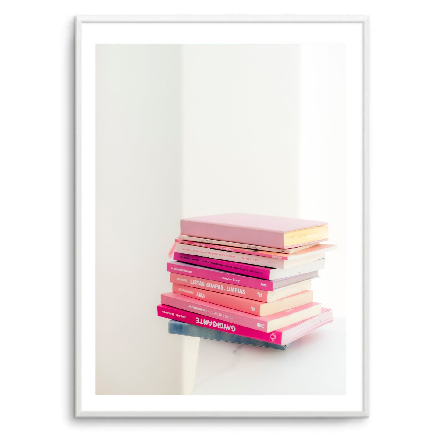 Pink Books | Art Print