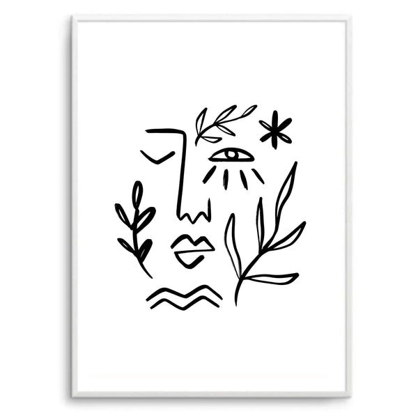 Picasso Matisse Black & White I | Art Print