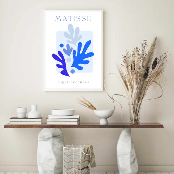 Matisse Bright Blue III | Art Print