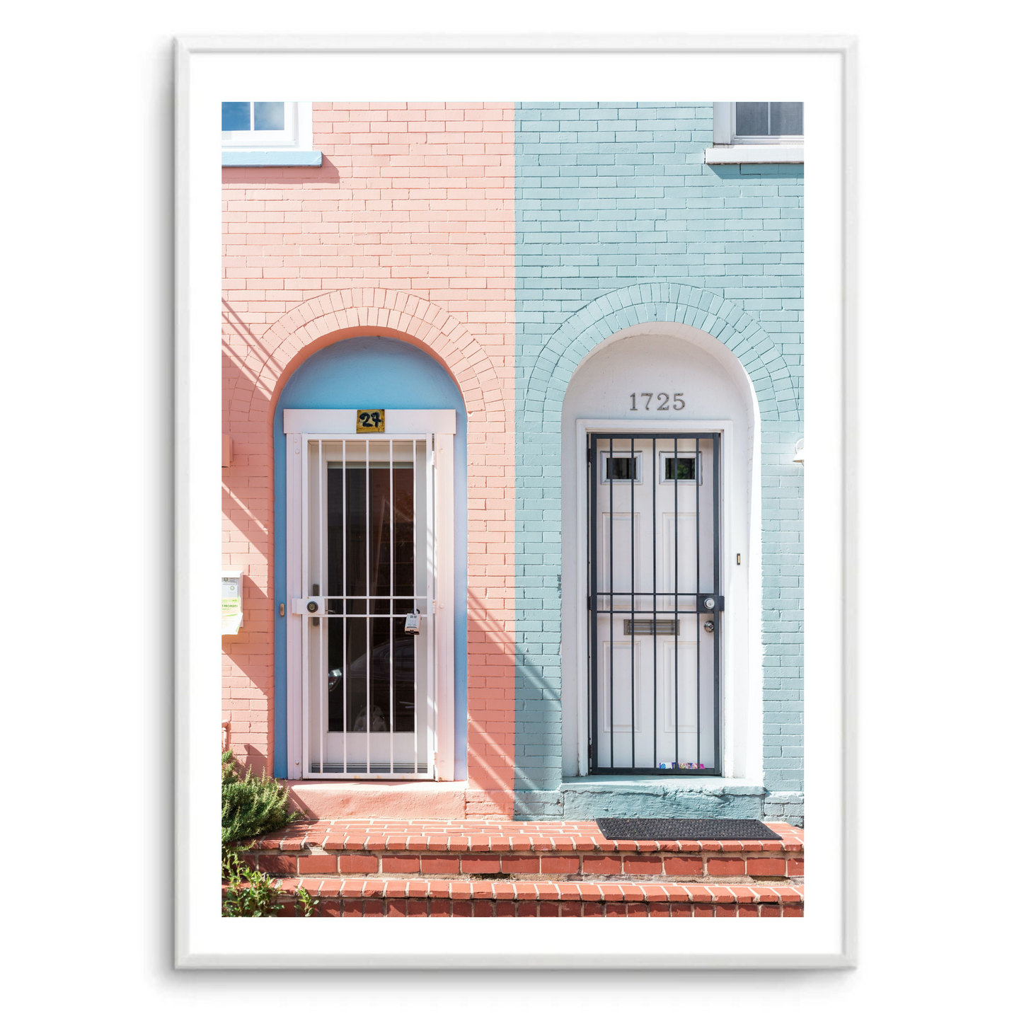 European Pastel Doors | Art Print