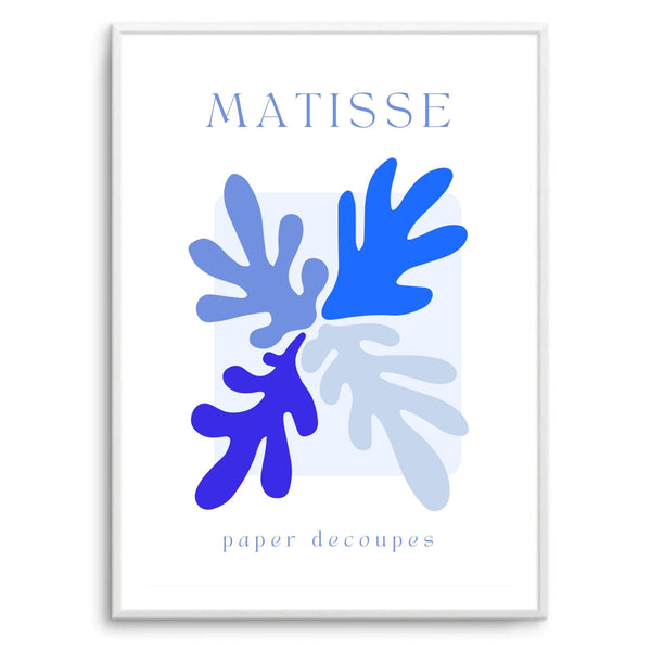 Matisse Bright Blue I | Art Print