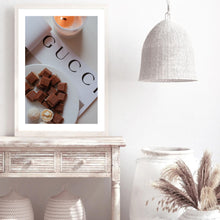 Load image into Gallery viewer, Chocolate &amp; Candles | Art Print
