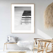 Load image into Gallery viewer, Black &amp; White Books | Framed Print
