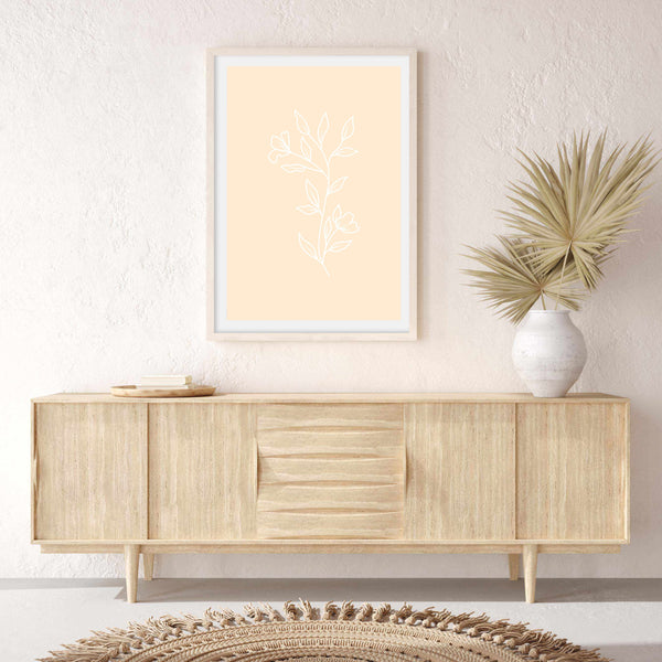 Matisse Peach Flower | Art Print