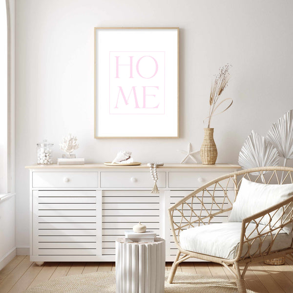 Matisse Home Pink & White | Art Print