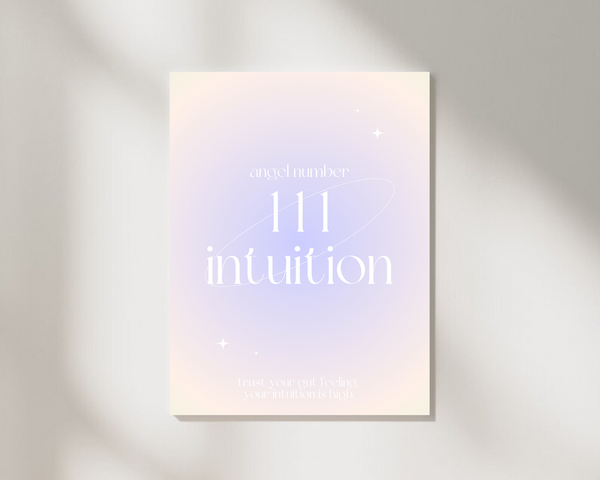 Angel Number 111 Aura Intuition Gradient