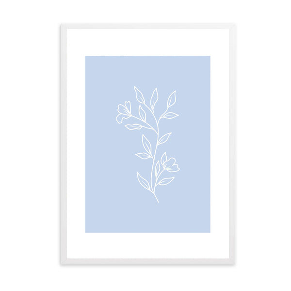 Matisse Blue Flowers | Framed Print