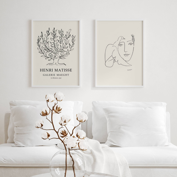 Matisse Neutral II Set of 2 | Gallery Wall