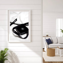 Load image into Gallery viewer, Designer Ribbon Black | Framed Print
