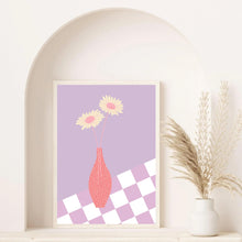 Load image into Gallery viewer, Flower Vase Checkered II | Art Print
