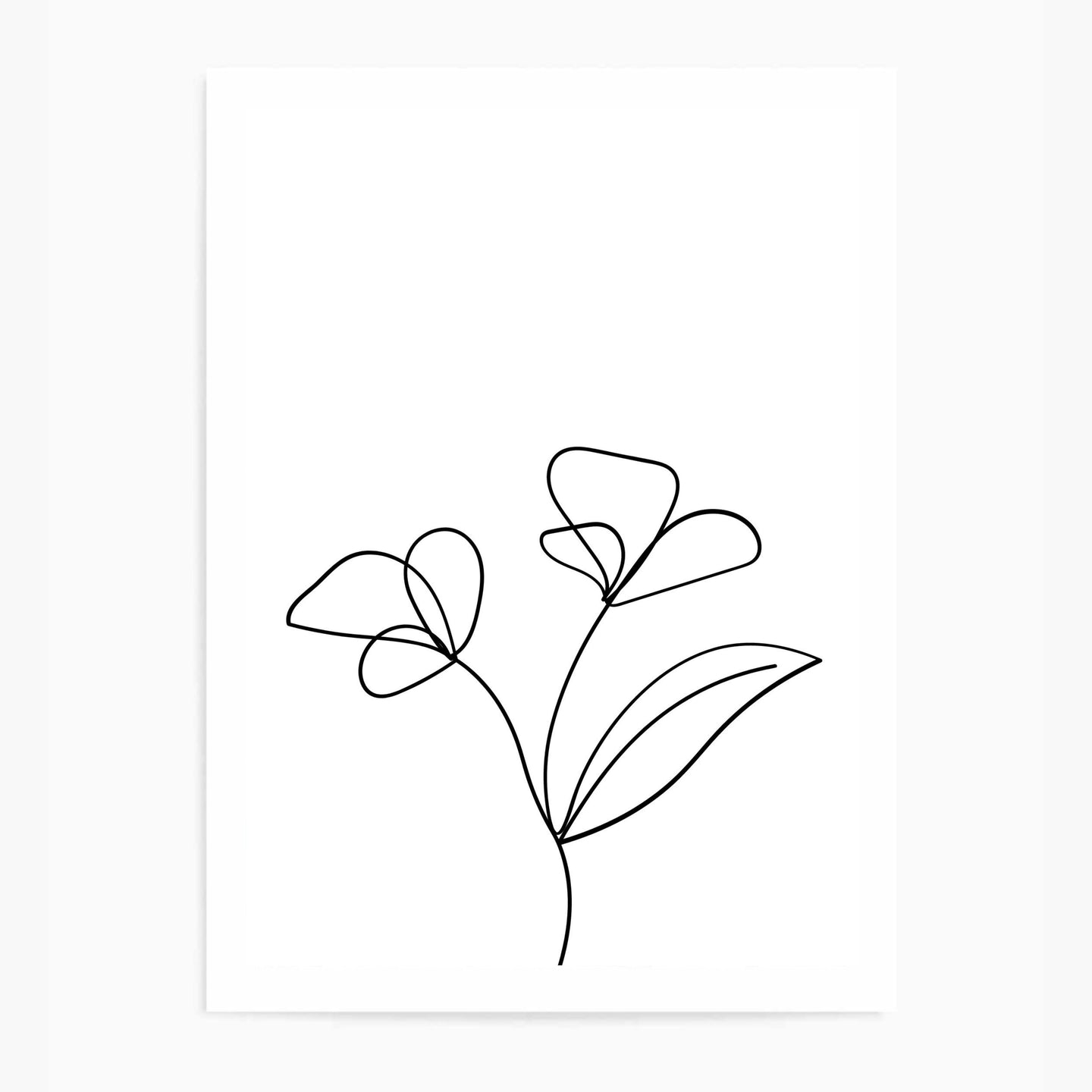 Line Art Flower II | Art Print