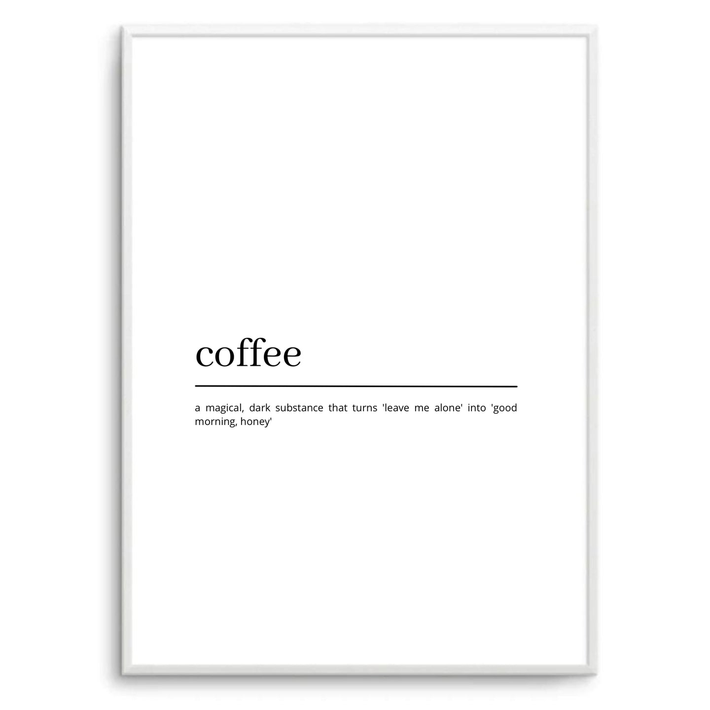 Coffee Definition (White)