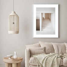 Load image into Gallery viewer, Neutral Aesthetic Stairs II | Framed Print
