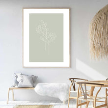 Load image into Gallery viewer, Matisse Sage Flowers | Framed Print

