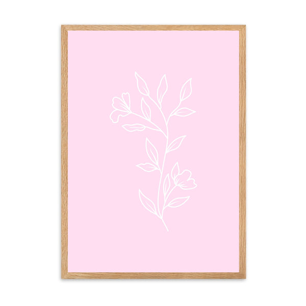 Matisse Flowers Pink | Framed Print