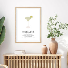 Load image into Gallery viewer, Margarita Cocktail | Art Print
