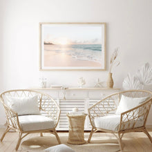 Load image into Gallery viewer, Pastel Ocean Landscape | Framed Print
