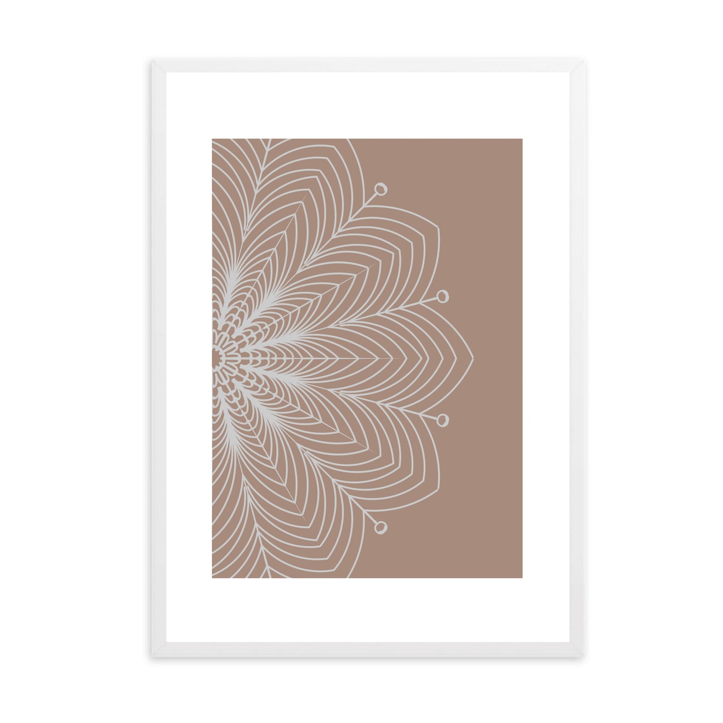 Mandala Blush | Framed Print