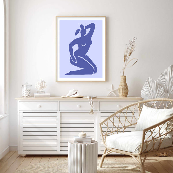 Matisse Body Blue II | Art Print