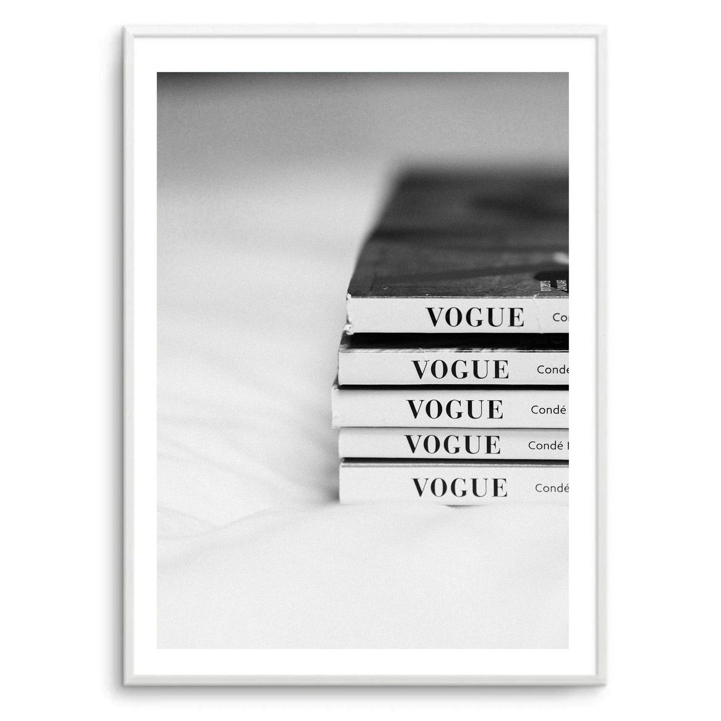 Black & White Books | Art Print