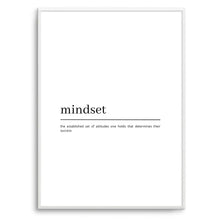Load image into Gallery viewer, Mindset Definition (White)
