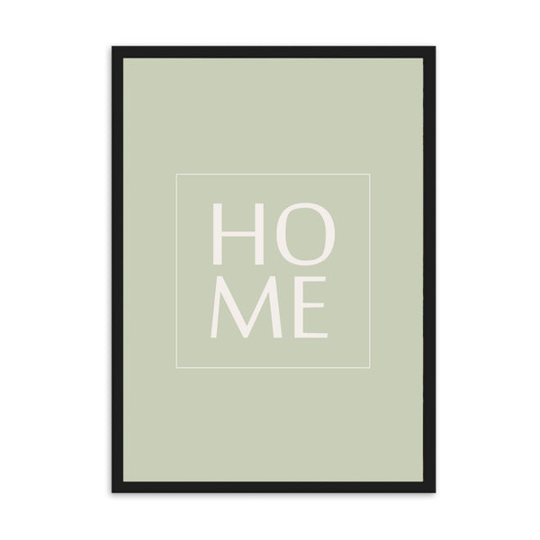 Matisse Sage Home | Framed Print