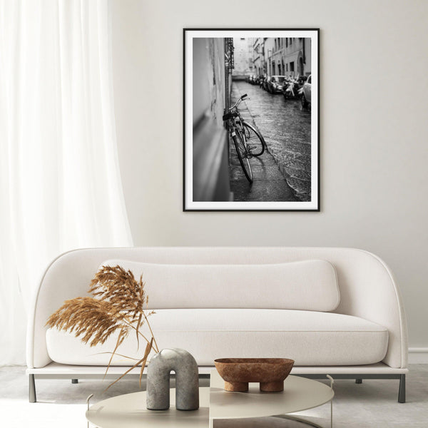 Black & White Bike | Art Print