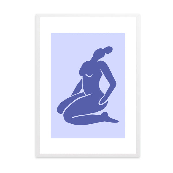 Matisse Blue II | Framed Print