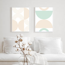 Load image into Gallery viewer, Boho Abstract Mint II | Art Print
