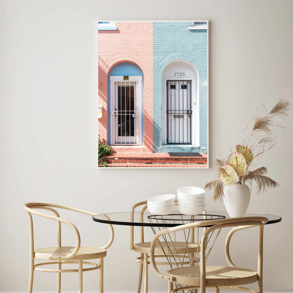 European Pastel Doors | Art Print