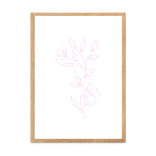 Load image into Gallery viewer, Matisse Flowers Pink &amp; White | Framed Print
