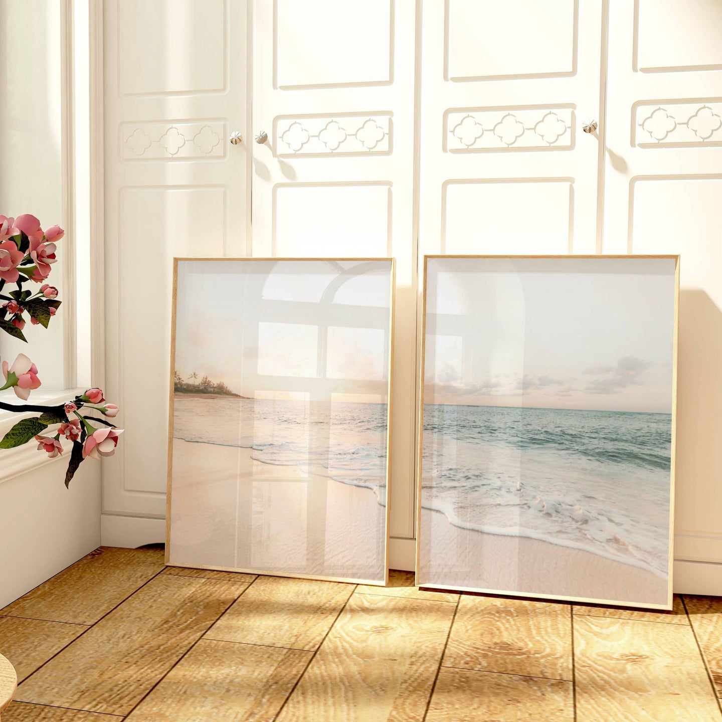 Pastel Beach I Set of 2 | Gallery Wall