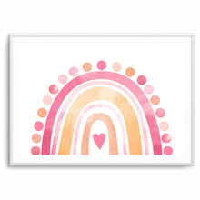Load image into Gallery viewer, Boho Pink Watercolour Landscape | Art Print
