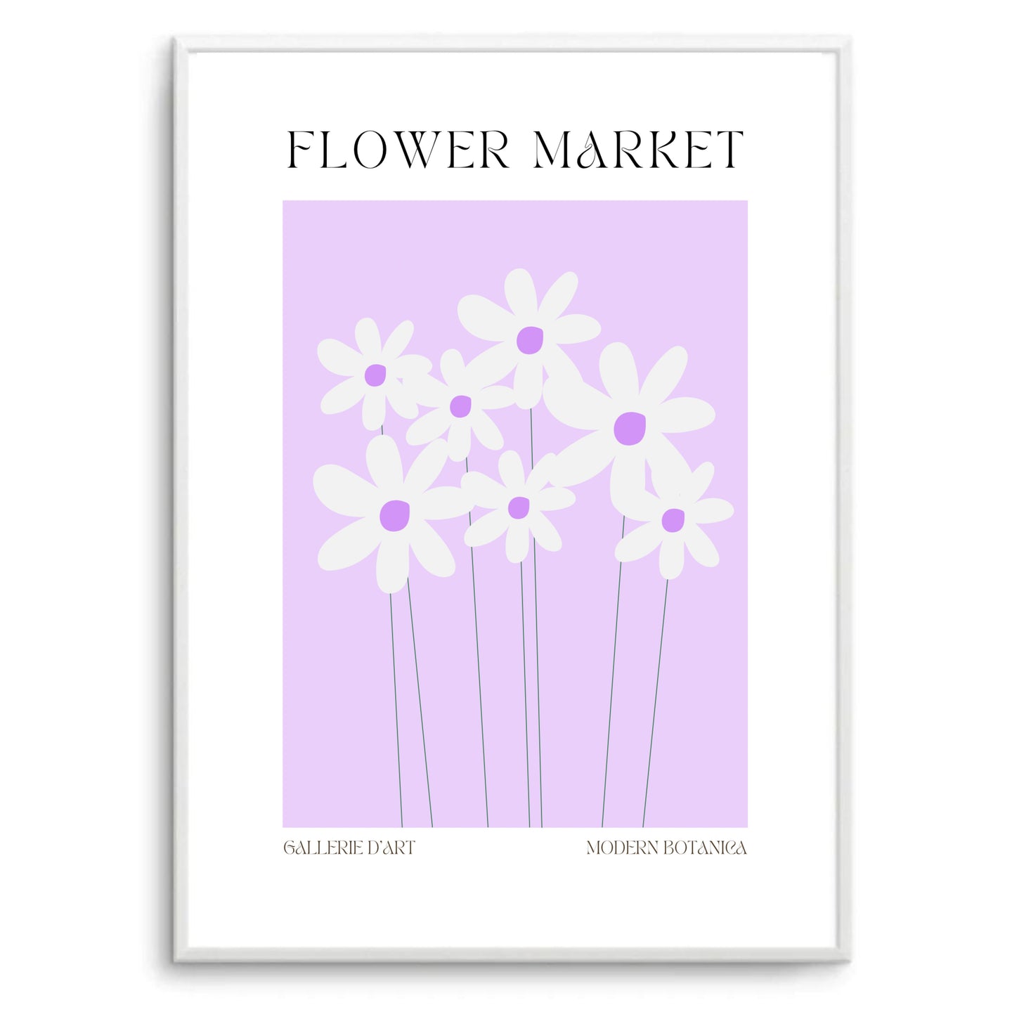 Flower Market Lilac | Art Print