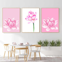 Load image into Gallery viewer, Pink Lotus Stem I | Art Print
