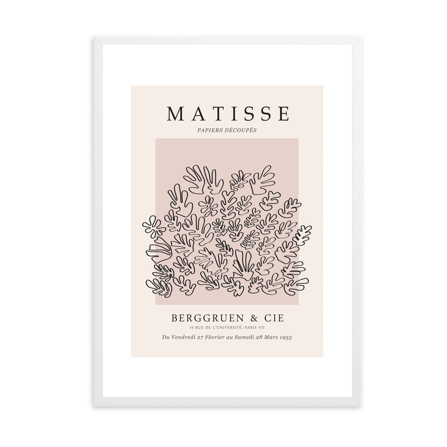 Matisse Pink I | Framed Print