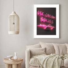 Load image into Gallery viewer, Ice Cream Solves Everything | Art Print
