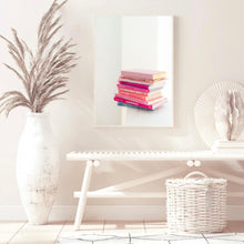 Load image into Gallery viewer, Pink Books | Framed Print
